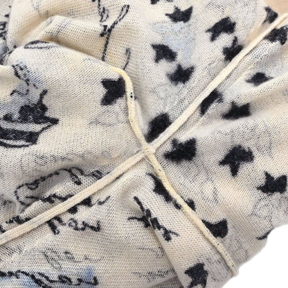 Chanel 2006 All-over Print Long Sleeve Top Light Beige #38