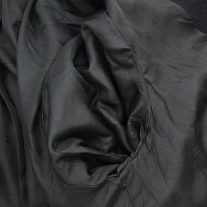 Chanel 1998 Double Breasted Tweed Jacket Black #44