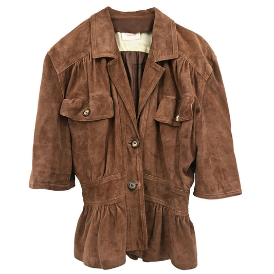 Loewe Suede Jacket Brown #42