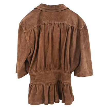 Loewe Suede Jacket Brown #42