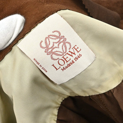 Loewe Suede Jacket Brown #42