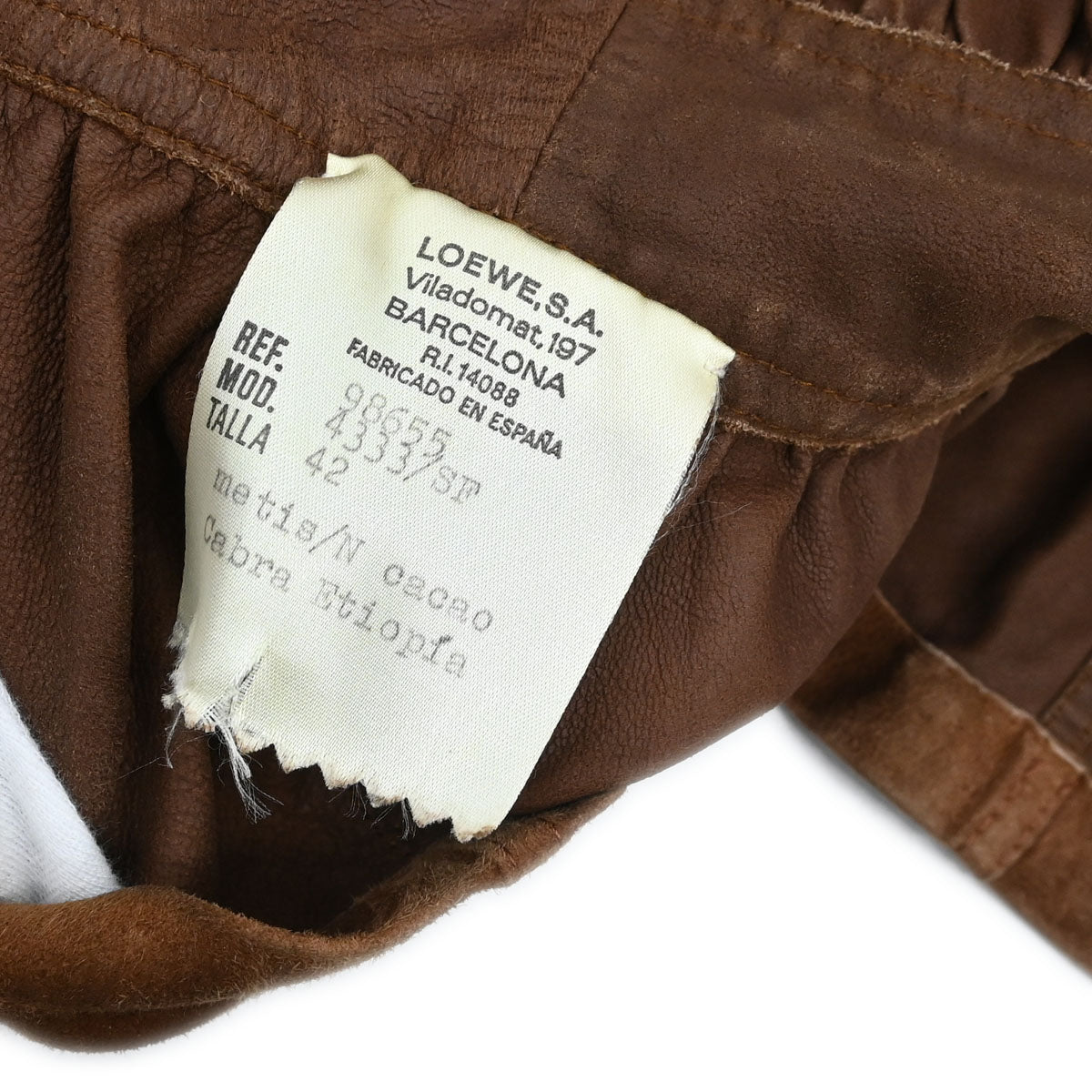 Loewe Suede Jacket Brown #42