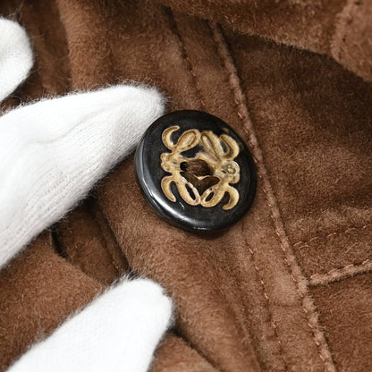 Loewe Suede Jacket Brown #42