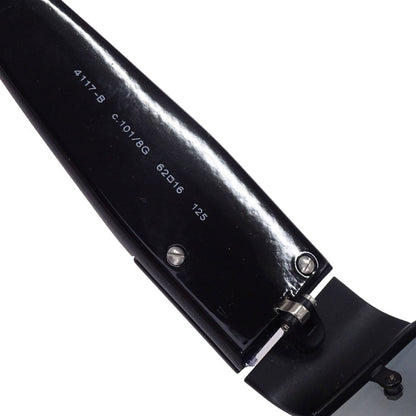 Chanel Sunglasses Eyewear Black Rhinestone 62□16 125 Small Good