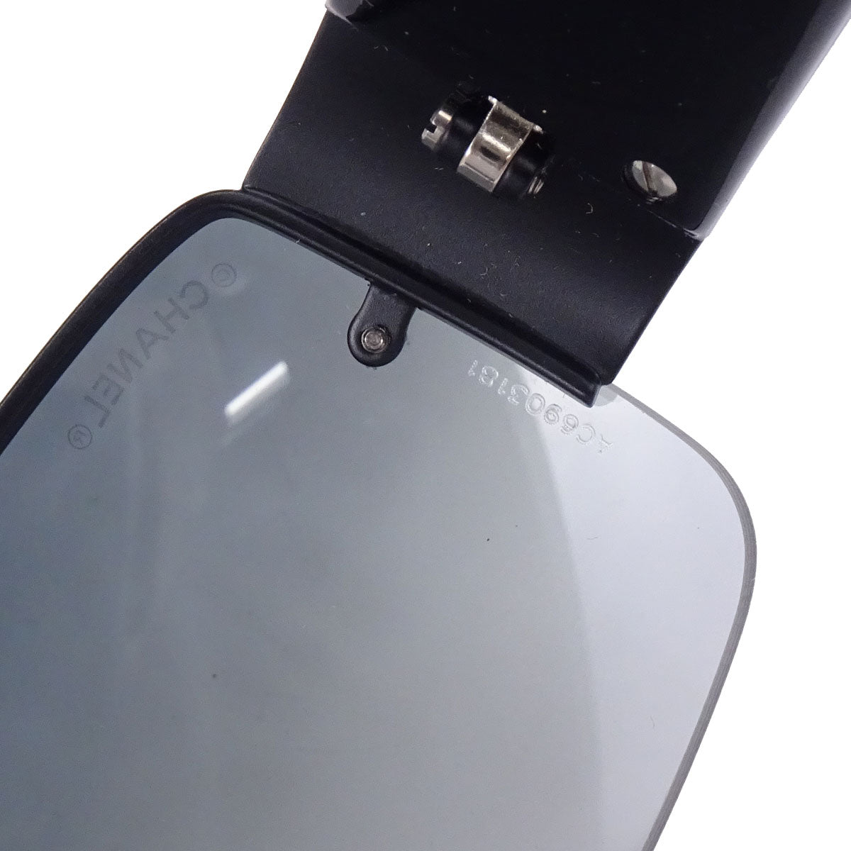 Chanel Sunglasses Eyewear Black Rhinestone 62□16 125 Small Good