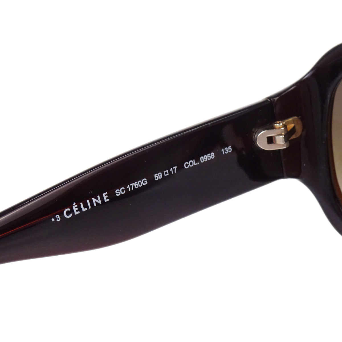 Celine Sunglasses Eyewear Brown 59□17 135 Small Good