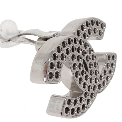 Chanel CC Clip-On Earrings Silver 03P