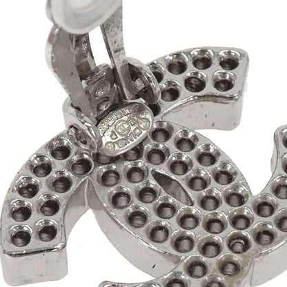 Chanel CC Clip-On Earrings Silver 03P