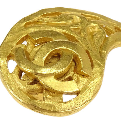 Chanel CC Paisley Clip-On Earrings 95A