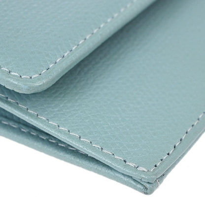 Chanel Light Blue Calfskin Coin Purse Wallet