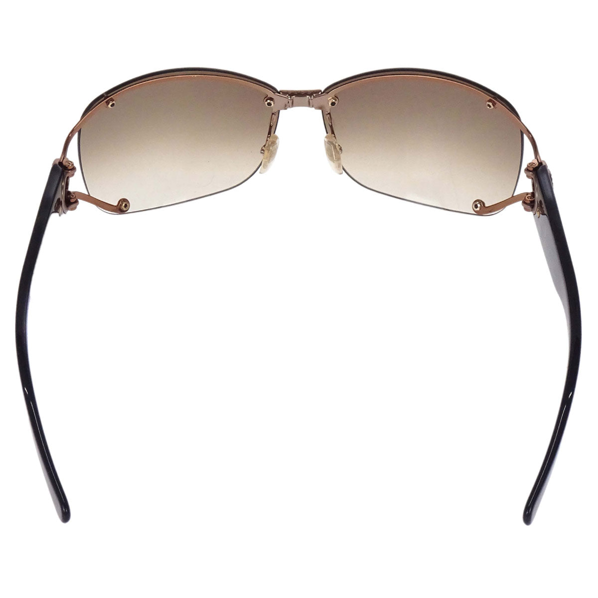 Gucci Sunglasses Eyewear Brown Rhinestone 62□12 120 Small Good