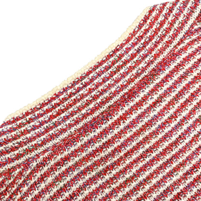 Chanel 2015 Striped Cardigan Paper Red #36