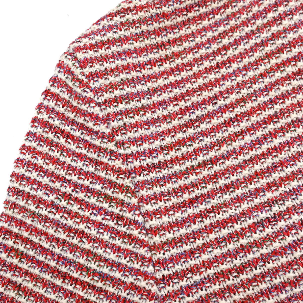 Chanel 2015 Striped Cardigan Paper Red #36