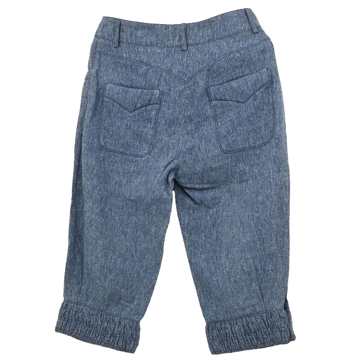 Chanel 2013 Linen Capris Pants Blue #34