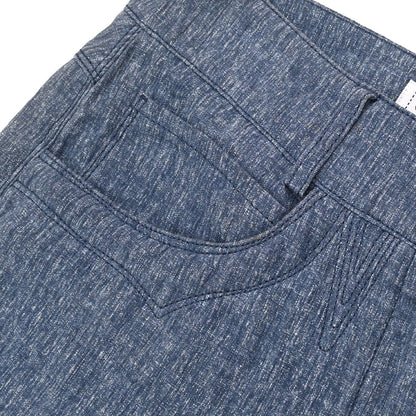Chanel 2013 Linen Capris Pants Blue #34