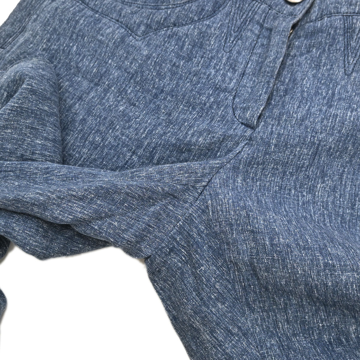 Chanel 2013 Linen Capris Pants Blue #34