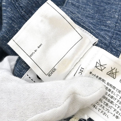 Chanel 2013 Linen Capris Pants Blue #34