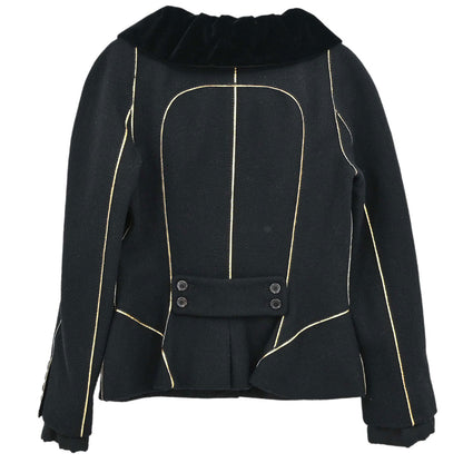Louis Vuitton 2005 Velvet Collar Piped Wool Jacket #36