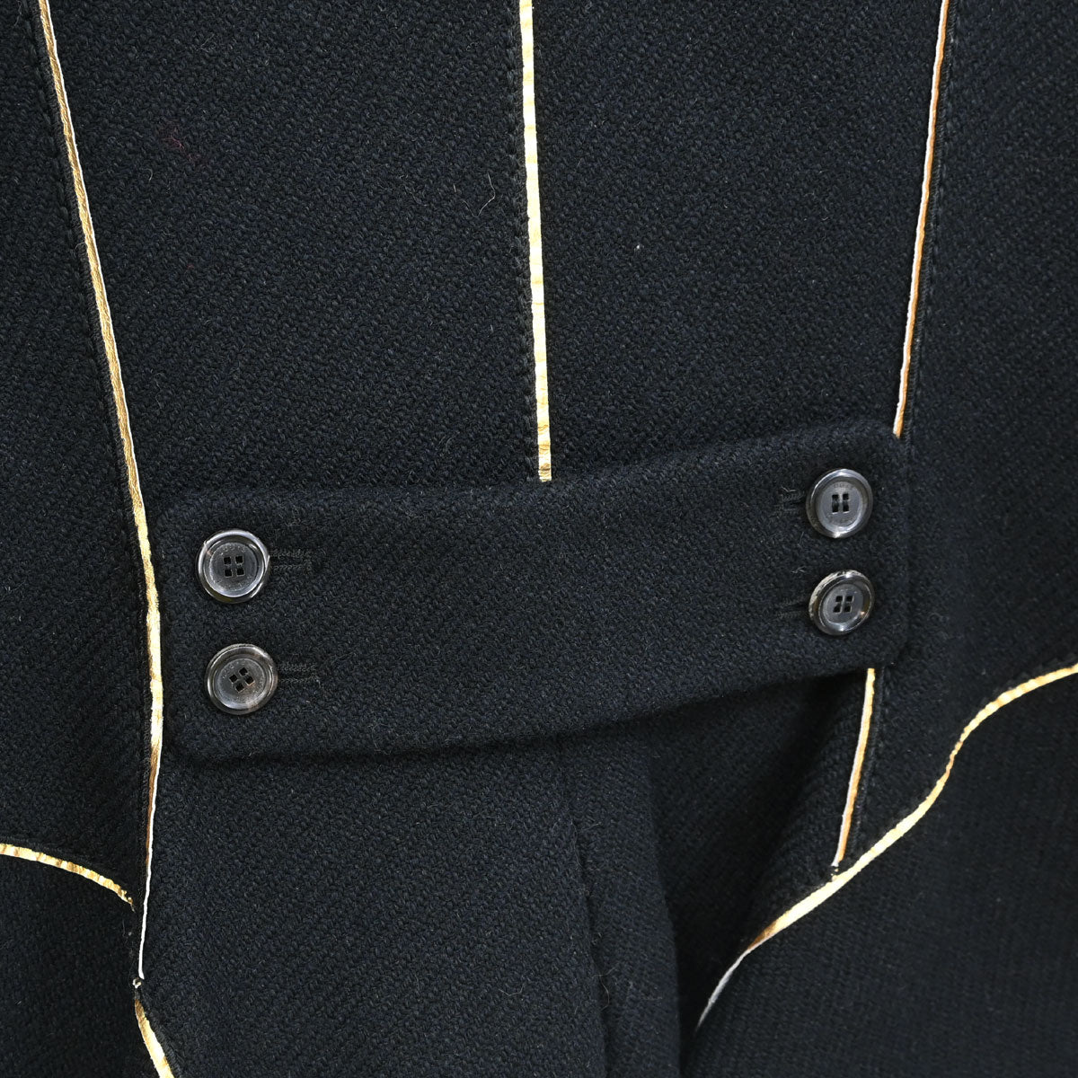 Louis Vuitton 2005 Velvet Collar Piped Wool Jacket #36