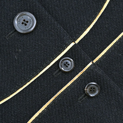Louis Vuitton 2005 Velvet Collar Piped Wool Jacket #36