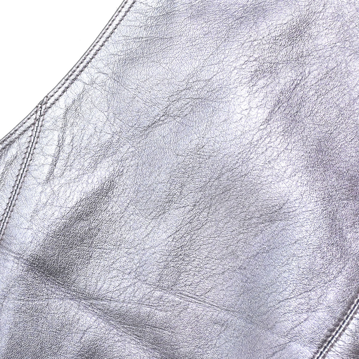 Chanel 1994 Leather Vest Metallic Purple #34