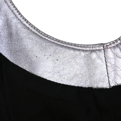 Chanel 1994 Leather Vest Metallic Purple #34
