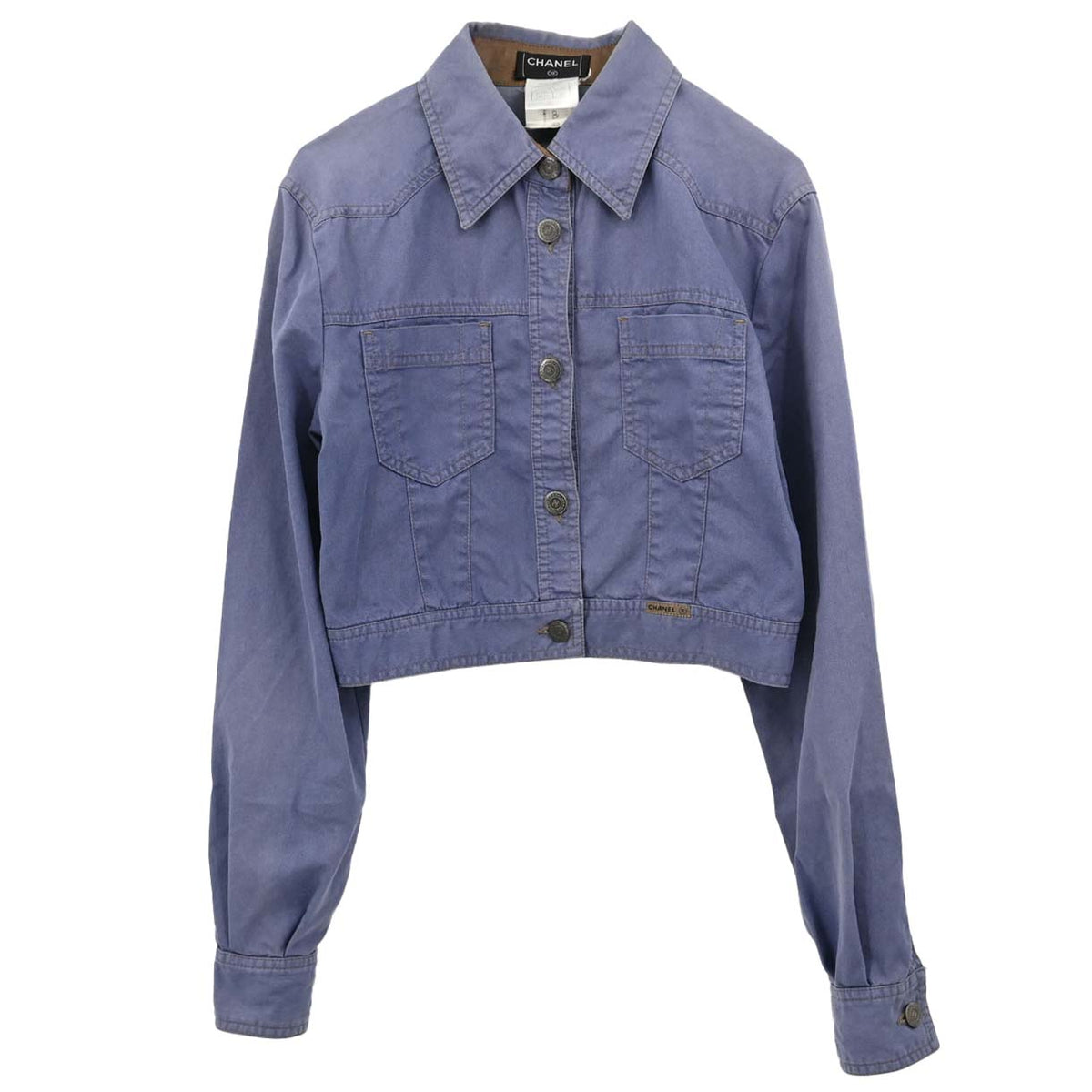Chanel 2001 Cotton Jacket Light Purple #40