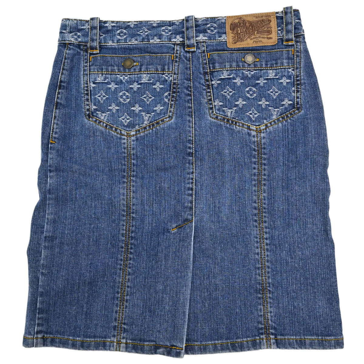 Louis Vuitton Denim Skirt Blue #36