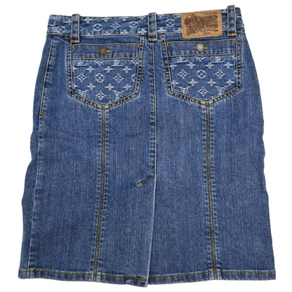 Louis Vuitton Denim Skirt Blue #36