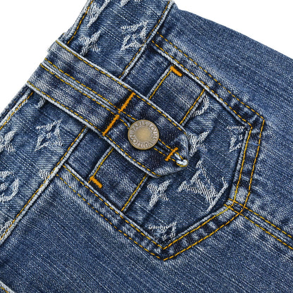 Louis Vuitton Denim Skirt Blue #36
