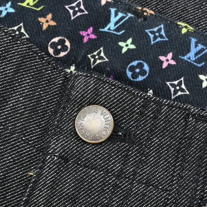 Louis Vuitton 2011 Denim Long Pants Monogram Dark Gray #34