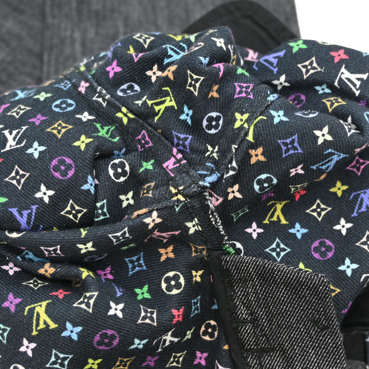 Louis Vuitton 2011 Denim Long Pants Monogram Dark Gray #34
