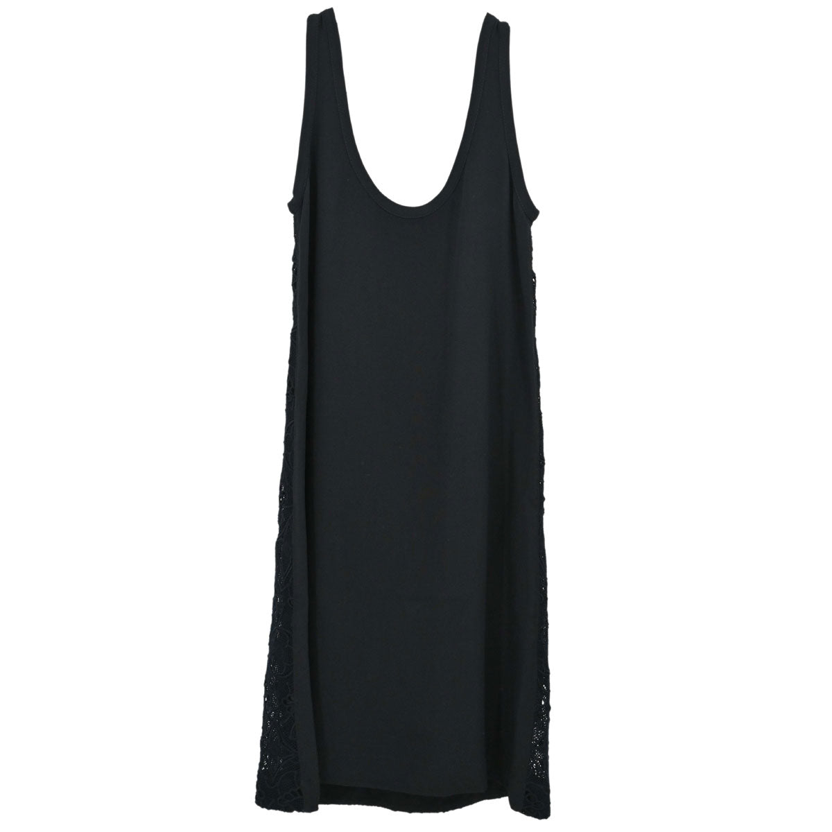 Louis Vuitton 2019 Sleeveless Lace Floral Dress Black #34
