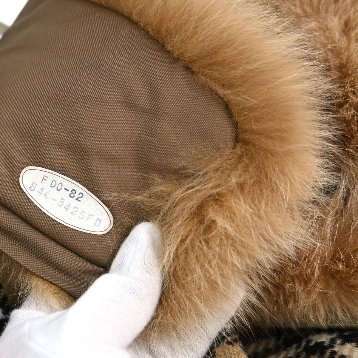 Burberrys 1990s Fox Fur Trench Coat #38–40