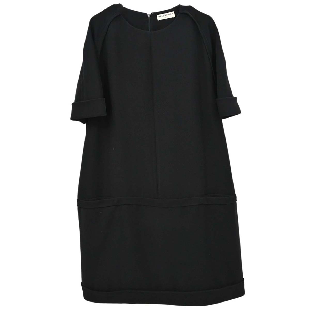 Balenciaga 2013 Short Sleeve Dress Black #40