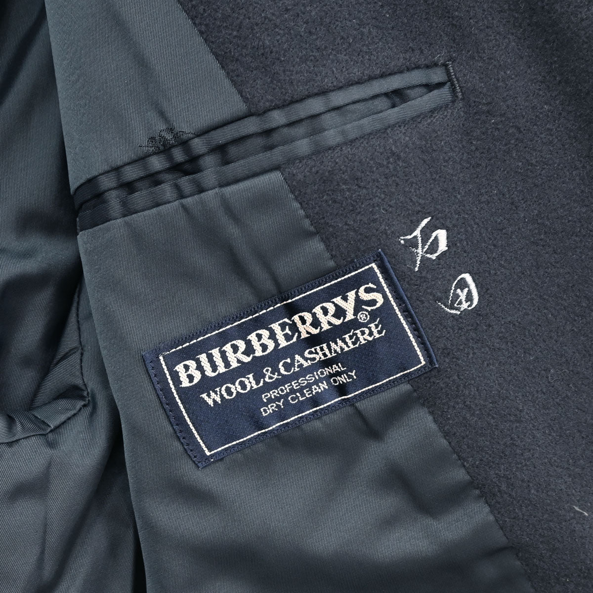 Burberrys Coat Navy