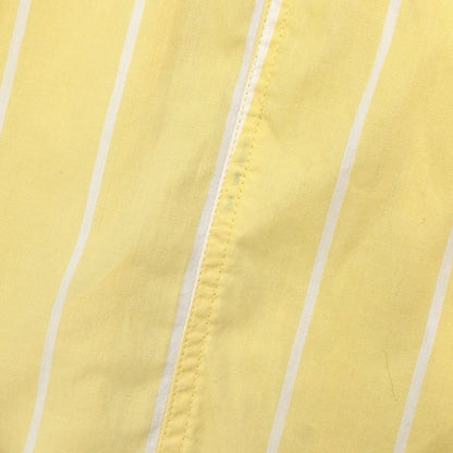 Christian Dior Striped Shirt Top Light Yellow White #S