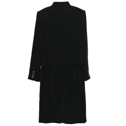 Yves Saint Laurent Setup Suit Jacket Skirt Black #36 #38