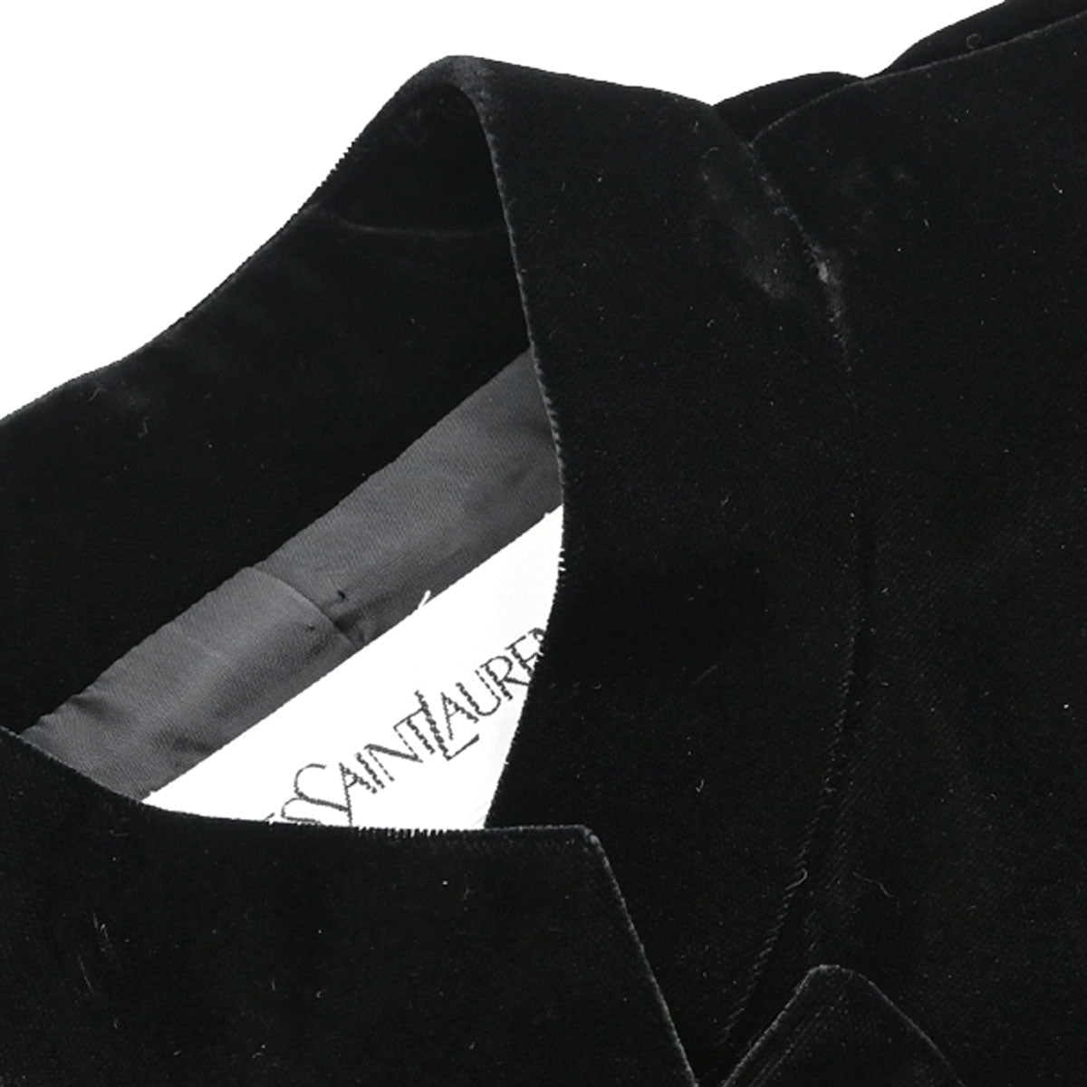 Yves Saint Laurent Setup Suit Jacket Skirt Black #36 #38