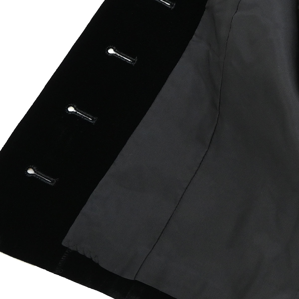 Yves Saint Laurent Setup Suit Jacket Skirt Black #36 #38