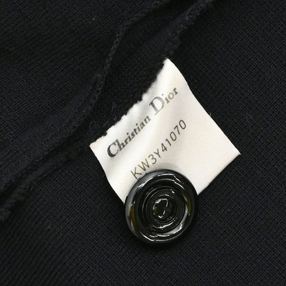 Christian Dior 1980s Polka Dot Detail Single-Breasted Jacket #M