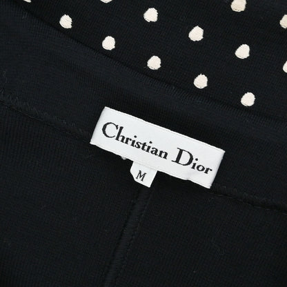 Christian Dior 1980s Polka Dot Detail Single-Breasted Jacket #M