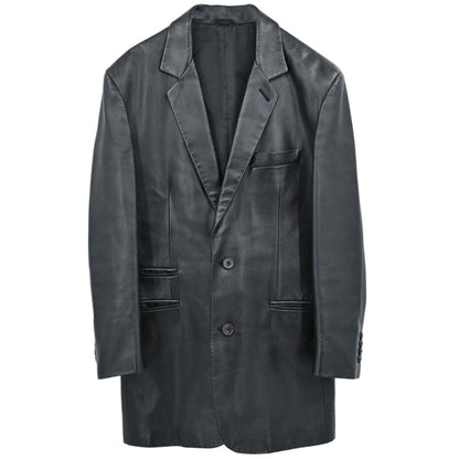 Hermes Men's Leather Jacket #48