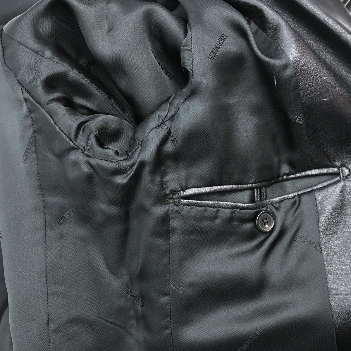 Hermes Men's Leather Jacket #48
