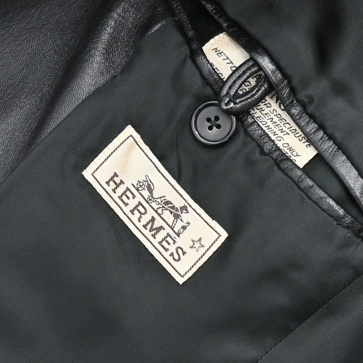 Hermes Men's Leather Jacket #48