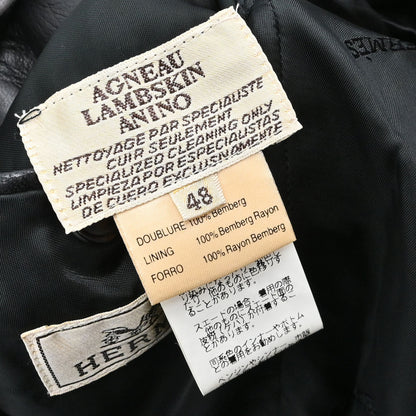 Hermes Men's Leather Jacket #48