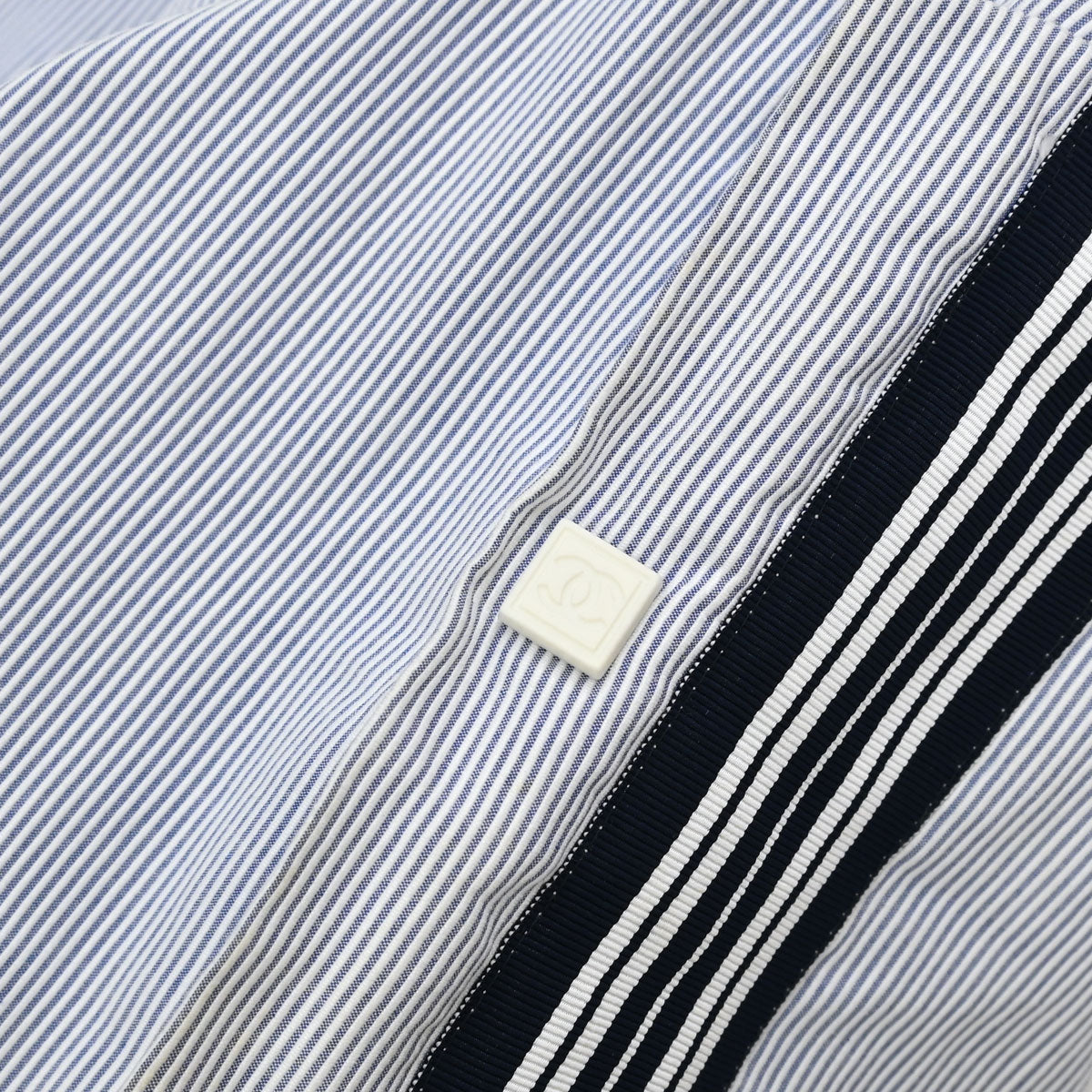 Chanel 2008 Sport Line Short Pants Striped Light Blue #36