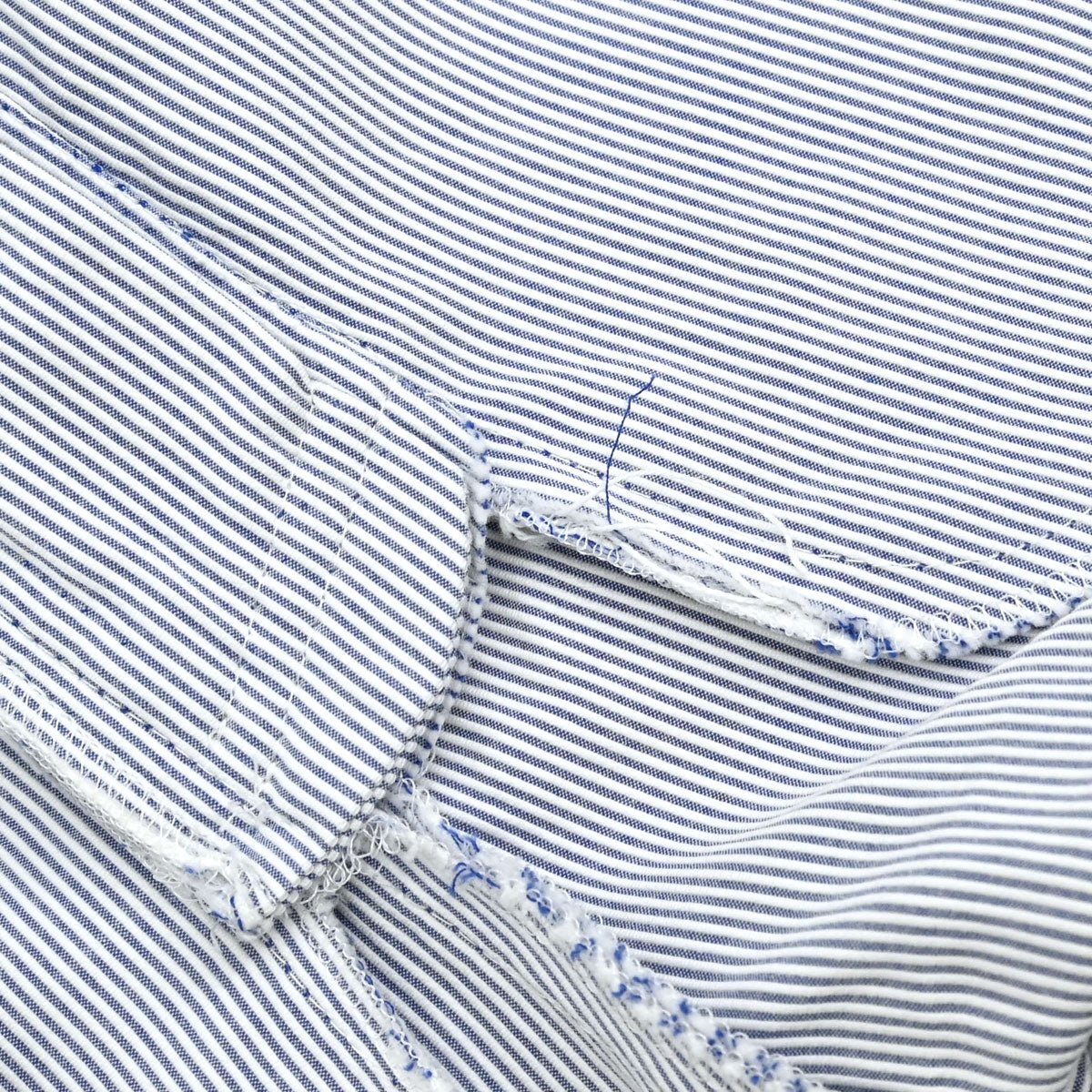 Chanel 2008 Sport Line Short Pants Striped Light Blue #36