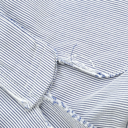 Chanel 2008 Sport Line Short Pants Striped Light Blue #36