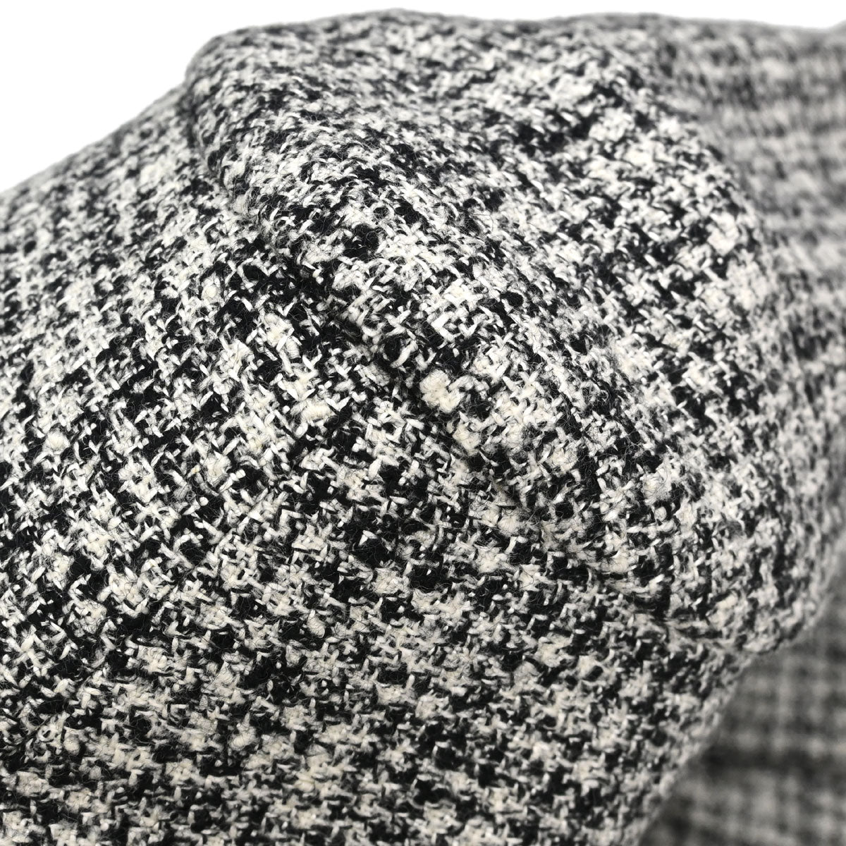 Christian Dior Collarless Tweed Jacket Gray #M